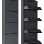 Nbl Metal Ayakkabılık 4lü antrasit1